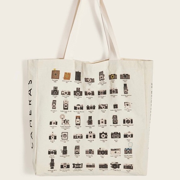 NEW Canvas Camera Tote Bag - Picture 3 of 4